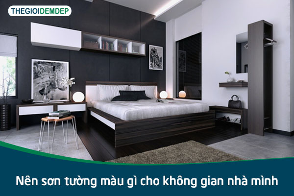 phòng ngủ đẹp cho nam nên chọn màu sơn tường trung tính phòng ngủ đẹp cho nam nên chọn màu sơn tường trung tính