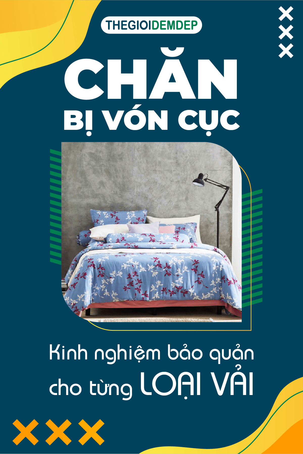 Kinh nghiệm bảo quản chăn giúp giảm vón cục dựa vào chất liệu vải